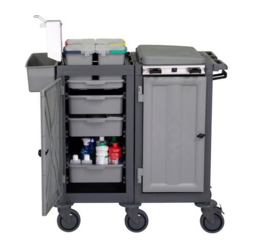 Gesloten reinigingswagen VariX, 4x6 l emmer