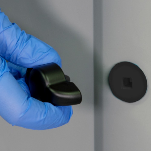 Gesloten reinigingswagen VariX, 4x6 l emmer