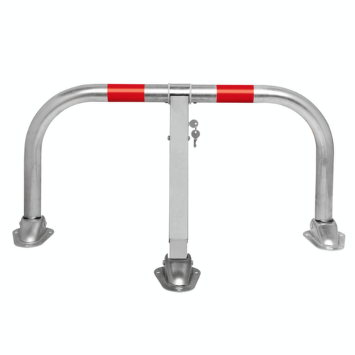 Inklapbare parkeerbeugel SESAM, hoogte 455 mm, voor vastschroeven