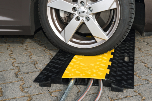 Moravia Kabelbrug MORION, breedte 590 mm, geel/zwart