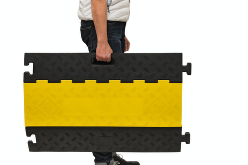 Moravia Kabelbrug MORION, breedte 590 mm, geel/zwart