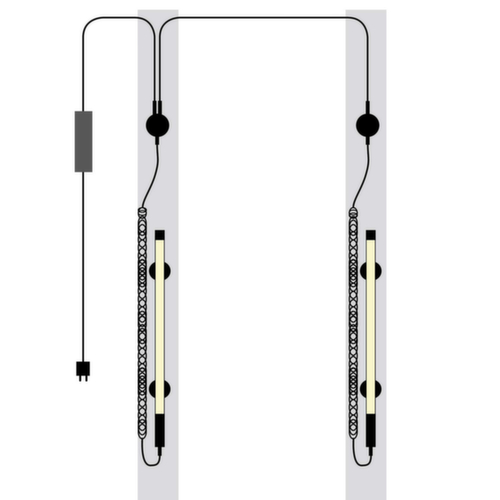 Scangrip Werkplaatslamp LINE LIGHT 2 POST