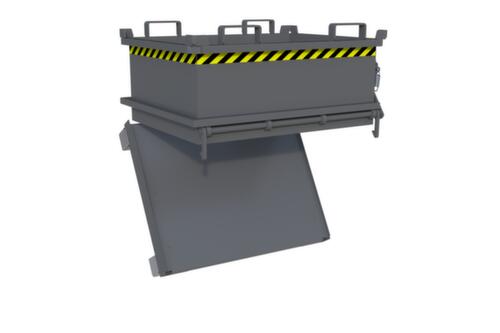 Bauer Mini-bodemklepcontainer MSB 250 in RAL7005 muisgrijs