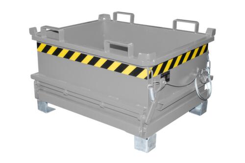 Bauer Mini-bodemklepcontainer MSB 250 in RAL7005 muisgrijs