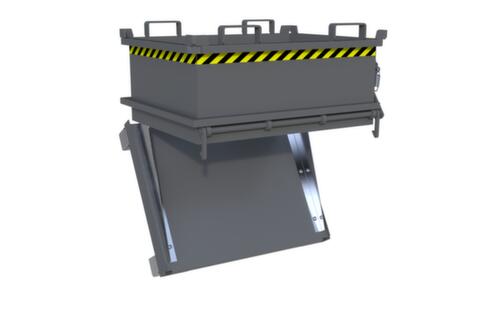 Bauer Mini-bodemklepcontainer MSB 250 in RAL7005 muisgrijs