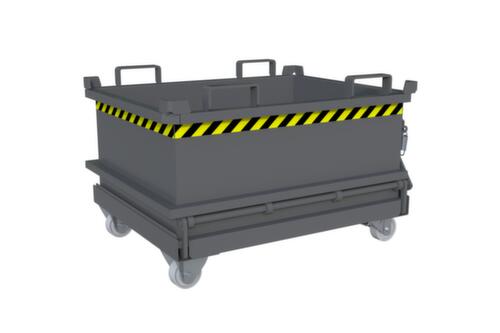 Bauer Mini-bodemklepcontainer MSB 250 in RAL7005 muisgrijs