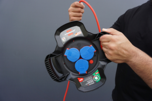 Brennenstuhl kabelhaspel van speciaal rubber