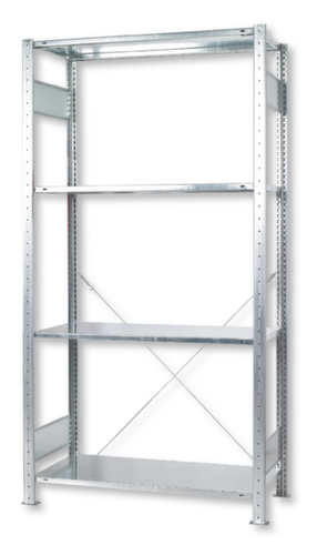 SCHULTE Klimaatneutrale legbordstelling Green, hoogte x breedte x diepte 2000 x 1000 x 400 mm, 4 legborden