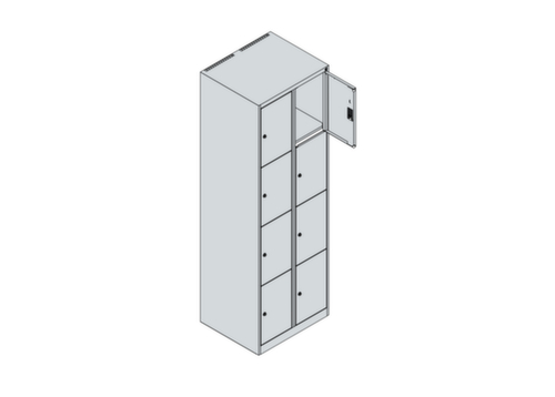 C+P Lockersysteem Classic Plus, 8 vakken
