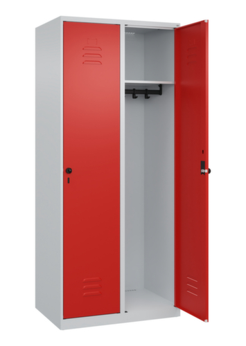 C+P locker Classic Plus met 2 vakken, vakbreedte 400 mm