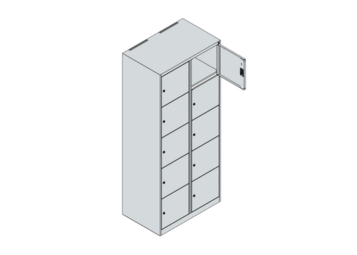C+P Lockersysteem Classic Plus, 10 vakken