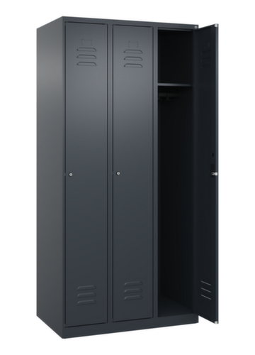 C+P locker Classic Plus met 3 vakken, vakbreedte 300 mm