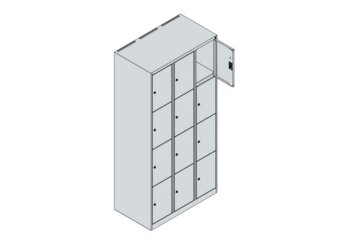 C+P Lockersysteem Classic Plus, 12 vakken
