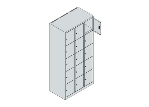 C+P Lockersysteem Classic Plus, 15 vakken