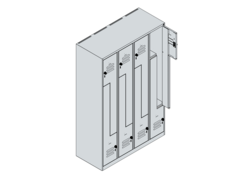 C+P Z-locker Classic Plus, vakbreedte 150/300 mm