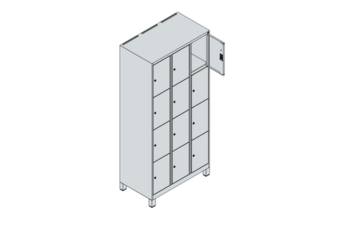 C+P Lockersysteem Classic Plus, 12 vakken