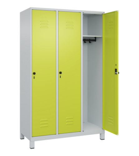 C+P locker Classic Plus met 3 vakken, vakbreedte 400 mm