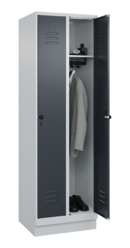C+P locker Classic Plus met 2 vakken, vakbreedte 300 mm