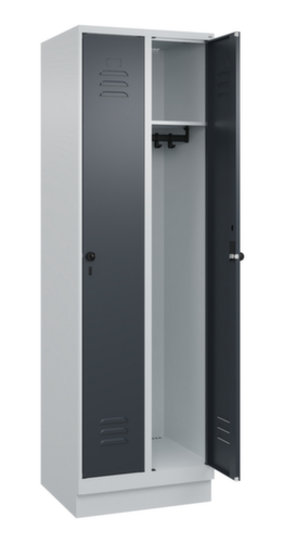 C+P locker Classic Plus met 2 vakken, vakbreedte 300 mm
