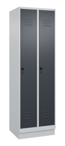 C+P locker Classic Plus met 2 vakken, vakbreedte 300 mm