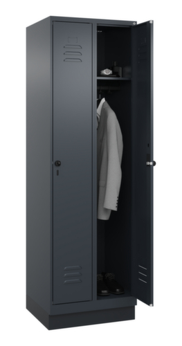 C+P locker Classic Plus met 2 vakken, vakbreedte 300 mm