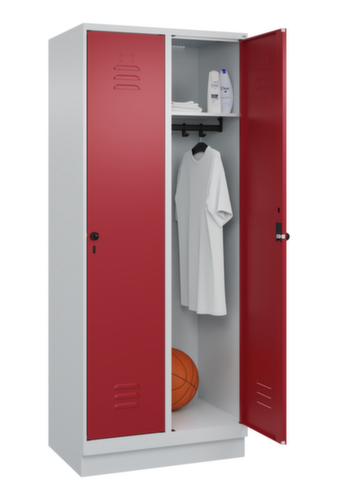 C+P locker Classic Plus met 2 vakken, vakbreedte 400 mm
