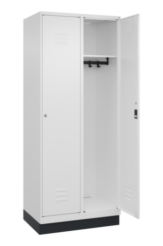 C+P locker Classic Plus met 2 vakken, vakbreedte 400 mm
