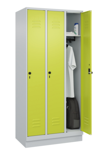 C+P locker Classic Plus met 3 vakken, vakbreedte 300 mm