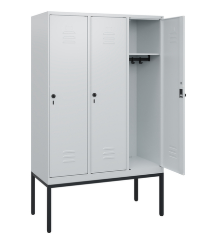 C+P locker Classic Plus met 3 vakken, vakbreedte 400 mm