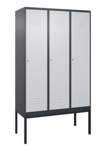 C+P locker Classic Plus met 3 vakken, vakbreedte 400 mm