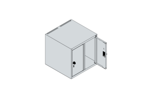 Opzetkast voor kast met openslaande deuren