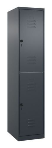 C+P Dubbeldekse locker Classic Plus, vakbreedte 400 mm