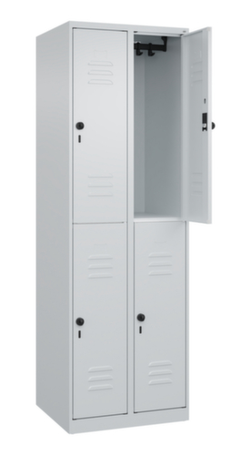 C+P Dubbeldekse locker Classic Plus, vakbreedte 300 mm