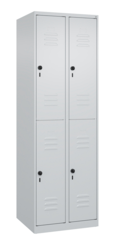 C+P Dubbeldekse locker Classic Plus, vakbreedte 300 mm