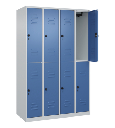 C+P Dubbeldekse locker Classic Plus, vakbreedte 300 mm