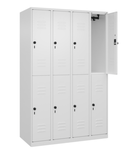 C+P Dubbeldekse locker Classic Plus, vakbreedte 300 mm