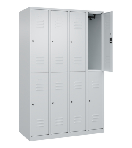 C+P Dubbeldekse locker Classic Plus, vakbreedte 300 mm