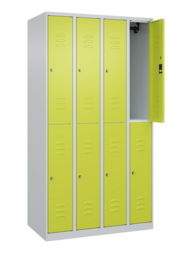 C+P Dubbeldekse locker Classic Plus, vakbreedte 250 mm