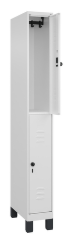 C+P Dubbeldekse locker Classic Plus, vakbreedte 250 mm