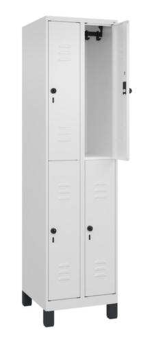 C+P Dubbeldekse locker Classic Plus, vakbreedte 250 mm