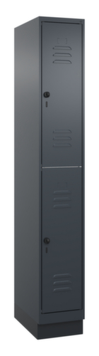 C+P Dubbeldekse locker Classic Plus, vakbreedte 300 mm