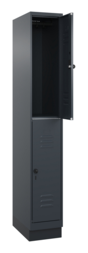 C+P Dubbeldekse locker Classic Plus, vakbreedte 300 mm