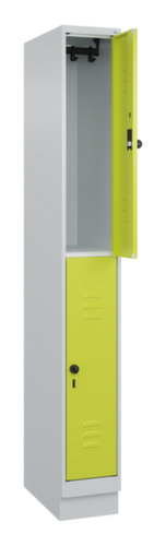 C+P Dubbeldekse locker Classic Plus, vakbreedte 250 mm