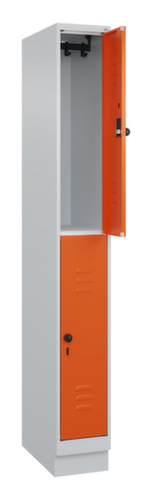 C+P Dubbeldekse locker Classic Plus, vakbreedte 250 mm