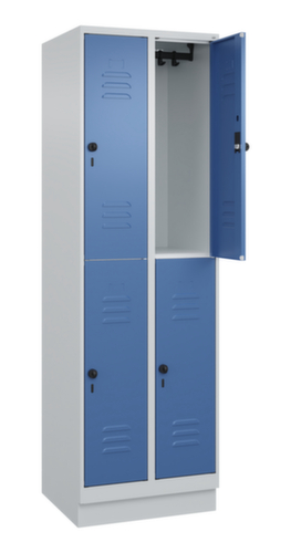 C+P Dubbeldekse locker Classic Plus, vakbreedte 300 mm