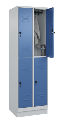 C+P Dubbeldekse locker Classic Plus, vakbreedte 300 mm