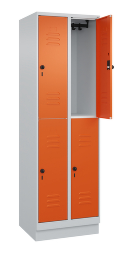 C+P Dubbeldekse locker Classic Plus, vakbreedte 300 mm