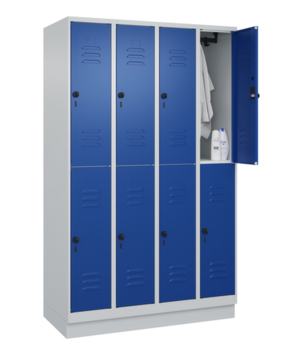 C+P Dubbeldekse locker Classic Plus, vakbreedte 300 mm