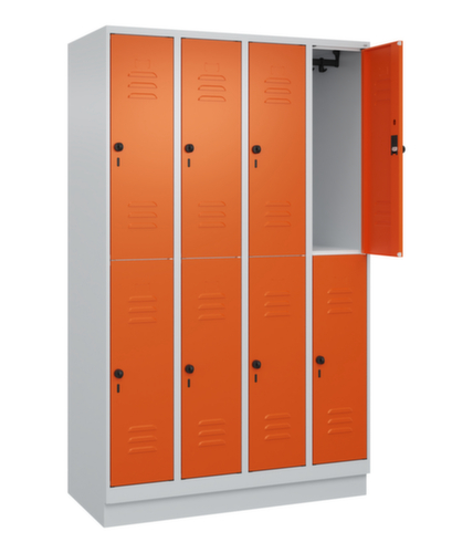 C+P Dubbeldekse locker Classic Plus, vakbreedte 300 mm