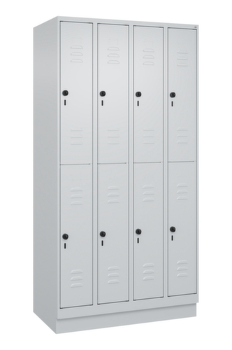 C+P Dubbeldekse locker Classic Plus, vakbreedte 250 mm